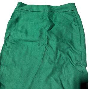 J. Crew Factory Kelly Green Pencil Skirt